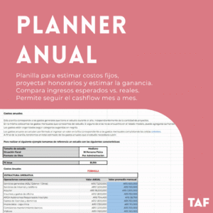 Planilla Planner Anual